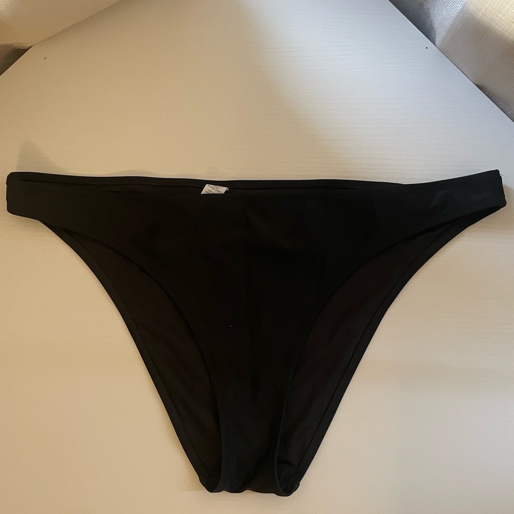 Classic Black Cheeky Bikini Bottom